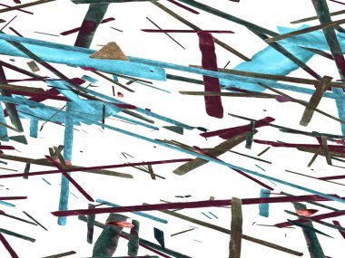 Bauhaus Kusursuz Düzen. Suluboya Geometrik İndigo, Mavi Çizgiler Tasarımı. Sanat Organik Geo Arkaplanı. Büyük Olağandışı Asgari Parmak izi. Moda Eğlencesi Soyut Boyası Suluboya Renk Çizgileri.