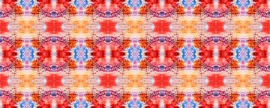 Kilim Rastgele Halı dokusu. Sembol geometrik mayo deseni. Suluboya Etnik Tasarım. Siyah, Kırmızı, Yeşil Pastel Eğlenceli Dikdörtgen İkat İlişkisi. Etnik Kusursuz Düzen. Boya fırçası Aztek Arkaplanı. 