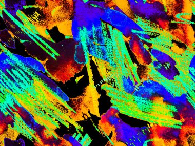 Suluboya kusursuz desen. Soyut Doku Arkaplanı. Geometrik Suluboya Kumaş Tasarımı. Sıvı, dikişsiz kiremit. Psikedelik Kâğıt. Yeşil ve Kırmızı Vintage Doku İllüstrasyonu.