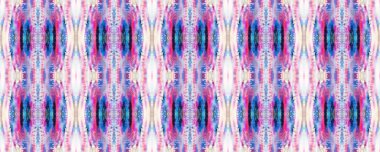 Mavi, Kırmızı, Mor Pastel Eğlenceli Dikdörtgen İkat İlişkisi. Etnik Kusursuz Düzen. Suluboya Etnik Tasarım. Sembol geometrik mayo deseni. Kilim Rastgele Halı dokusu. Boya fırçası Aztek Arkaplanı. 