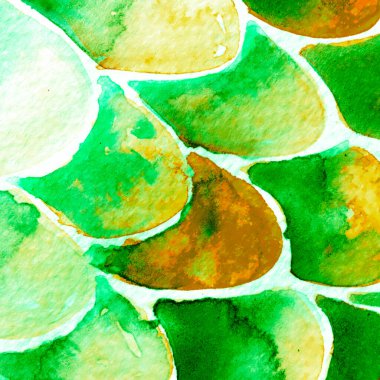 Deniz köpüğü yeşili Yılan Tasarımı. Suluboya El Çizilmiş Piton Yazısı. Kobra Derisi Egzotik Doku. Geometrik Yılan Arkaplanı. Zehir ve Yılan derisi. Suluboya El Boyalı Arkaplan.