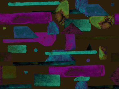 Bauhaus Kusursuz Düzen. Suluboya Geometrik Mor Çizgiler Tasarımı. Sanat Organik Geo Arkaplanı. Büyük Moda Asgari Baskı. Moda Eğlencesi Soyut Boyası Suluboya Renk Çizgileri.