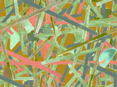 Bauhaus Kusursuz Düzen. Suluboya Geometrik Yeşil Teal Çizgileri Tasarımı. Sanat Organik Geo Arkaplanı. Büyük Moda Asgari Baskısı. Moda Eğlencesi Soyut Boyası Suluboya Renk Çizgileri.