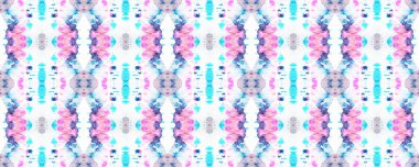 Kimono Tile. Shibori Kusursuz Düzen. Suluboya Shoji Tasarımı. Kırmızı, Beyaz ve Mavi Organik Minimum Tekstil. Batik Kravat Boyası Sınırı. Suluboya Japon Arkaplanı. Boyalı Soyut Dokuyu Bağla.