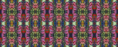 Sembol geometrik mayo deseni. Mavi, Kırmızı, Yeşil Pastel Eğlenceli Dikdörtgen İkat İlişkisi. Etnik Kusursuz Düzen. Kilim Rastgele Halı dokusu. Boyalı fırça Aztek arka planı. Suluboya Etnik Tasarım. 