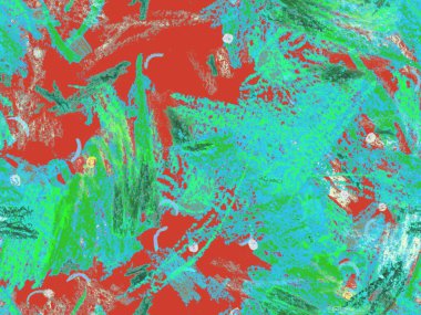 Etnik El Çekim Başlığı. Kırmızı, Yeşil, Mavi Yatay Şablon Üzerine Sevimli Büyük Çağdaş Geometrik Kusursuz Desen. Büyük Moda Asgari Baskı. Geometrik El Çizim Başlığı.