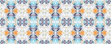 Bej, Mavi ve Turuncu Beton Asgari Parmak izi. Geometrik Terrazo Duvar Kağıdı. Kaya tasviri dokusu. Soyut Taş Döşeme. Terrazzo Kusursuz Desen. Granit kiremit. Mozaik Yaz Arkaplanı.