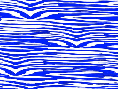 Suluboya Kamuflaj Tasarımı. Soyut Safari fayansı. Zebra Deri İzi. Hayvan kamuflajı arka planı. Afrika deseni. Çizgili, kusursuz desen. Geometrik hayvan dokusu. Klasik Mavi ve İndigo