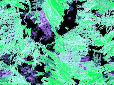 Modern Yazı Başlığı. Yatay Şablon İçin Yeşil Arkaplanda Sevimli Büyük Modern Geometrik Kusursuz Desen. Büyük Sanatsal Asgari Baskı. Tebeşir Yazı Başlığı.