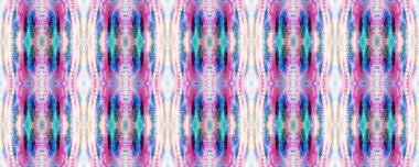 Kilim Rastgele Halı dokusu. Sembol geometrik mayo deseni. Boyalı fırça Aztek arka planı. Mavi, Kırmızı, Mor Pastel Eğlenceli Dikdörtgen İkat İlişkisi. Etnik Kusursuz Düzen. Suluboya Etnik Tasarım. 