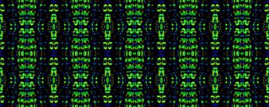 Suluboya Etnik Tasarım. Boya fırçası Python arka planı. Sembol geometrik mayo deseni. Yılan Derisi Rastgele Doku. Etnik Kusursuz Düzen. Turkuaz ve siyah Eğlence Dikdörtgeni İkat Uyumluluğu.