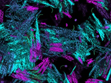 Modern Yazı Başlığı. Şirin Büyük Yaratıcı Geometrik Mavide Kusursuz Desen Yatay Şablon İndigo Arkaplanı. Büyük Moda Asgari Baskı. Tebeşir Yazı Başlığı.