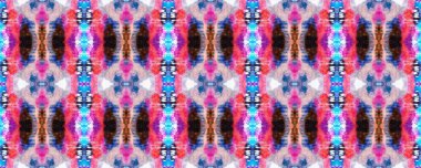 Kimono Tile. Shibori Kusursuz Düzen. Suluboya Shoji Tasarımı. Kırmızı, Beyaz ve Mavi Organik Minimum Tekstil. Boyalı Soyut Doku. Batik Kravat Boyası Sınırı. Sulu Boyalı Japon Arkaplanı.