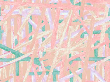 Bauhaus Kusursuz Düzen. Suluboya Geometrik Kırmızı Pembe Çizgiler Tasarımı. Sanat Organik Geo Arkaplanı. Büyük Çağdaş Asgari Yazdırma. Moda Eğlencesi Soyut Boyası Suluboya Renk Çizgileri.