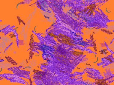 Güzel pastel boya dokusu. Yatay Şablon için Mor Arkaplanda Şirin Büyük Moda Geometrik Kusursuz Desen. Büyük Çağdaş Asgari Yazdırma. Moda Boya Dokusu.