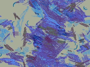 Modern Yazı Başlığı. Mavi 'de Sevimli Büyük Olağandışı Geometrik Desen Yatay Şablon için İndigo Arkaplanı. Büyük Moda Asgari Baskı. Tebeşir Yazı Başlığı.