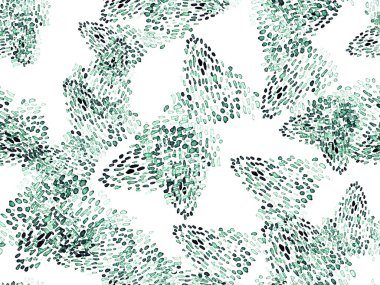 Yeşil ve Turkuaz Hayvansal Örnekler. Suluboya el izi. Afrika egzotik kamuflajı. Geometrik suluboya arka plan. Vahşi hayvan kürkü dokusu. Suluboya El Boyalı Cilt Deseni.