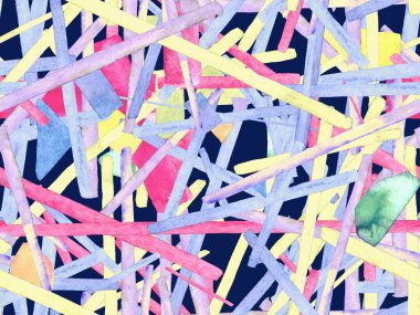 Bauhaus Kusursuz Düzen. Suluboya Geometrik Kırmızı Pembe Çizgiler Tasarımı. Sanat Organik Geo Arkaplanı. Büyük Olağandışı Asgari Parmak izi. Moda Eğlencesi Soyut Boyası Suluboya Renk Çizgileri.