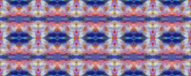 Kilim Rastgele Halı dokusu. Suluboya Etnik Tasarım. Sembol geometrik mayo deseni. Mavi, Kırmızı, Yeşil Pastel Eğlenceli Dikdörtgen İkat İlişkisi. Etnik Kusursuz Düzen. Boya fırçası Aztek Arkaplanı. 