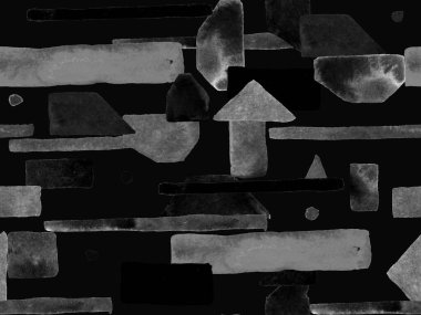 Bauhaus Kusursuz Düzen. Suluboya Geometrik Siyah ve Beyaz Çizgiler Tasarımı. Sanat Organik Geo Arkaplanı. Büyük Moda Asgari Baskı. Moda Eğlencesi Soyut Boyası Suluboya Renk Çizgileri.