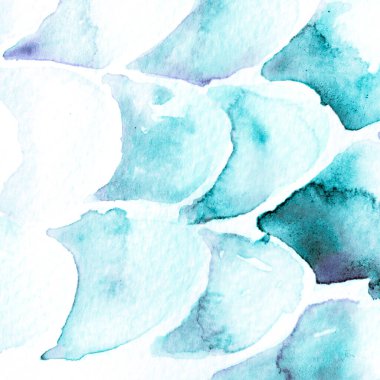 Turkuaz Mavi Yılan Tasarımı. Suluboya El Çizilmiş Piton Yazısı. Kobra Derisi Egzotik Doku. Geometrik Yılan Arkaplanı. Zehir ve Yılan derisi. Suluboya El Boyalı Arkaplan.