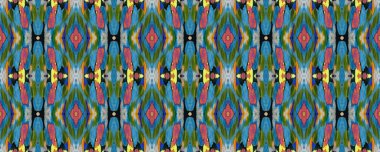 Canlı Geometrik Mayo Kalıbı. Etnik Kusursuz Düzen. Yaz Mozaik Arkaplanı. Yeşil, Mavi ve Sarı Fas Retro Doku. Coğrafya Portekiz Ikat Anlaşması. Suluboya Etnik Tasarım.