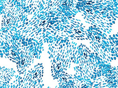 Mavi leopar desensiz Indigo deniz mavisi. Suluboya El Çita Yazısı. Vahşi Cilt Egzotik Doku. Geometrik Kürk arka planı. Leopar ve Jaguar Deri. Suluboya El Boyalı Cilt Deseni.