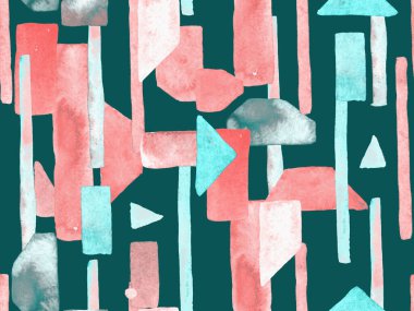 Bauhaus Kusursuz Düzen. Suluboya Geometrik İndigo, Mavi Çizgiler Tasarımı. Sanat Organik Geo Arkaplanı. Büyük Modern Asgari Baskı. Moda Eğlencesi Soyut Boyası Suluboya Renk Çizgileri.