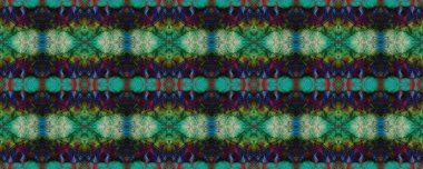 Etnik Kusursuz Düzen. Eğlenceli Dikdörtgen İkat Uyumu. Boya fırçası Python arka planı. Kırmızı, Mavi ve Siyah Sembol Geometrik Mayo Kalıbı. Yılan Derisi Rastgele Doku. Suluboya Etnik Tasarım.
