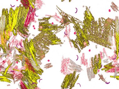 Modern Yazı Başlığı. Yatay Şablon için Sarı Arkaplanda Şirin Büyük Moda Geometrik Kusursuz Desen. Büyük Moda Asgari Baskı. Tebeşir Yazı Başlığı.