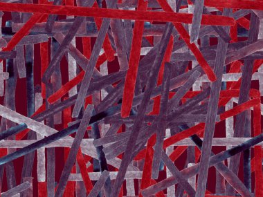 Bauhaus Kusursuz Düzen. Suluboya Geometrik Kırmızı Pembe Çizgiler Tasarımı. Sanat Organik Geo Arkaplanı. Büyük Moda Asgari Baskı. Moda Eğlencesi Soyut Boyası Suluboya Renk Çizgileri.