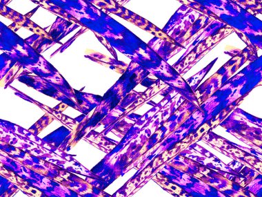 Yaz Çiçeği Arkaplanı. Botanik Ormanı Çizimi. Suluboya kusursuz desen bırakır. Egzotik Mayo Tasarımı. Hawaii Kova Parmak izi. Klasik Mavi ve Proton Mor Vintage Eko Uyum. 