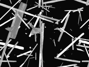 Bauhaus Kusursuz Düzen. Suluboya Geometrik Siyah ve Beyaz Çizgiler Tasarımı. Sanat Organik Geo Arkaplanı. Büyük Modern Asgari Baskı. Moda Eğlencesi Soyut Boyası Suluboya Renk Çizgileri.