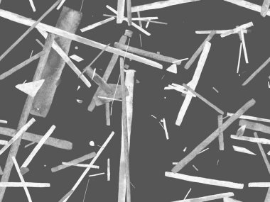 Bauhaus Kusursuz Düzen. Suluboya Geometrik Siyah ve Beyaz Çizgiler Tasarımı. Sanat Organik Geo Arkaplanı. Büyük Çağdaş Asgari Yazdırma. Moda Eğlencesi Soyut Boyası Suluboya Renk Çizgileri.