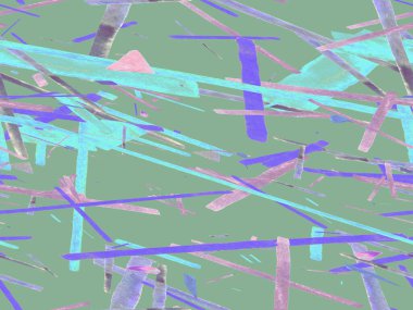 Bauhaus Kusursuz Düzen. Suluboya Geometrik İndigo, Mavi Çizgiler Tasarımı. Sanat Organik Geo Arkaplanı. Büyük Moda Asgari Baskı. Moda Eğlencesi Soyut Boyası Suluboya Renk Çizgileri.