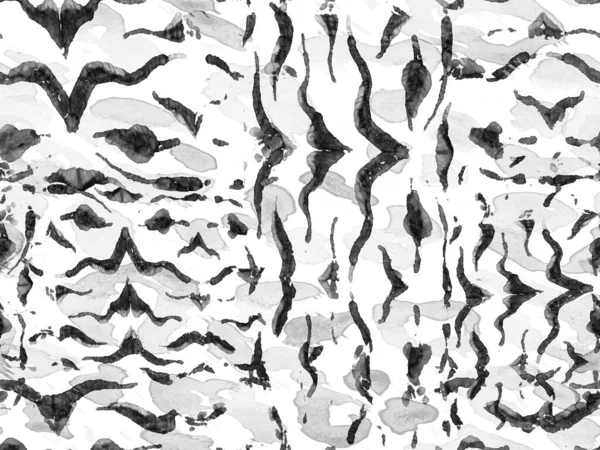 Monochromatyczny Skali Szarości Zebra Skin Print Kamuflaż Zwierząt Afrykański Wzór — Zdjęcie stockowe