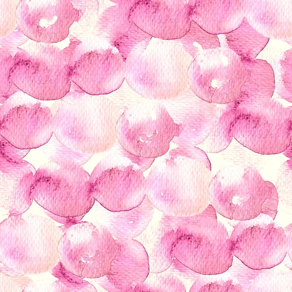 Κίτρινη Ροζ Υδατογραφία Μοτίβο Υγρό Υγρό Πινέλο Μοτίβο Χρώμα Αφηρημένο — Φωτογραφία Αρχείου