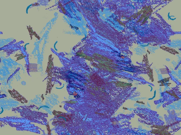 Modern Yazı Başlığı. Mavi 'de Sevimli Büyük Olağandışı Geometrik Desen Yatay Şablon için İndigo Arkaplanı. Büyük Moda Asgari Baskı. Tebeşir Yazı Başlığı.