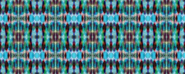 Sembol geometrik mayo deseni. Kilim Rastgele Halı dokusu. Mavi, Gri, Kırmızı Pastel Eğlenceli Dikdörtgen İkat İlişkisi. Etnik Kusursuz Düzen. Suluboya Etnik Tasarım. Boya fırçası Aztek Arkaplanı. 