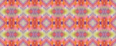 Boyalı fırça Aztek arka planı. Mavi, Kırmızı, Yeşil Pastel Eğlenceli Dikdörtgen İkat İlişkisi. Etnik Kusursuz Düzen. Suluboya Etnik Tasarım. Sembol geometrik mayo deseni. Kilim Halı Rastgele Dokusu. 