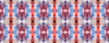 Sembol geometrik mayo deseni. Suluboya Etnik Tasarım. Boyalı fırça Aztek arka planı. Siyah, Kırmızı, Yeşil Pastel Eğlenceli Dikdörtgen İkat İlişkisi. Etnik Kusursuz Düzen. Kilim Halı Rastgele Dokusu. 