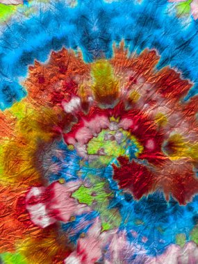 Boya sarmalı arka plan. Psikedelik girdap tekstili. Kırmızı ve İndigo Özgürlük girdabı. Boho Boyalı Kıyafetler. Reggae Suluboya Efekti. Hippi Batic. Canlı Haight San Francisco Swatch. 