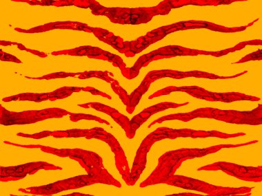 Zebra Deri İzi. Hayvan kamuflajı arka planı. Suluboya Kamuflaj Tasarımı. Soyut Safari fayansı. Altın sarısı geometrik hayvan dokusu. Afrika deseni. Çizgili Kusursuz Desen.