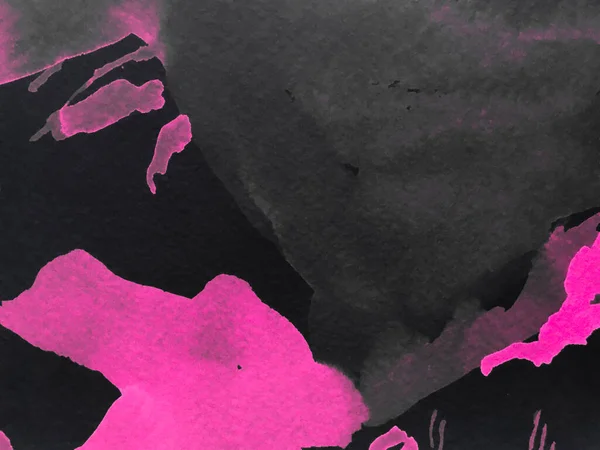 当代几何素描 山地图解 亚洲远足落基背景 日本水彩山的造型风格 紫丁香喜马拉雅山 水彩画韩国印刷品 — 图库照片
