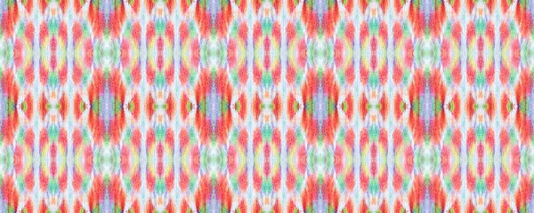 Paintbrush Aztec Pozadí Vzor Geometrických Plavek Chevron Blue Grey Red — Stock fotografie