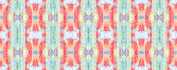 Blue Grey Red Pastel Fun Rectangle Ikat Rapport Ethnic Seamless — Stock Photo, Image