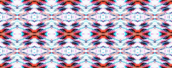 Rood Wit Blauw Biologisch Minimaal Textiel Tie Dye Abstracte Textuur — Stockfoto