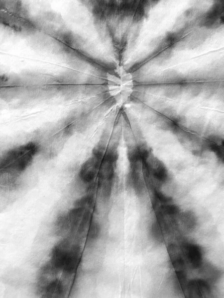 Psychedelic Swirl Textile Inglés Monocromo Greyscale Tie Dye Espiral Fondo — Foto de Stock