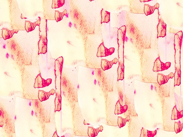 Psychedelický Papír Purpurová Růžová Akvarel Bezešvný Vzor Abstraktní Pozadí Textury — Stock fotografie