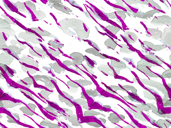 Afrikanisches Muster Streifen Nahtloses Muster Aquarell Camouflage Design Abstrakte Safari — Stockfoto